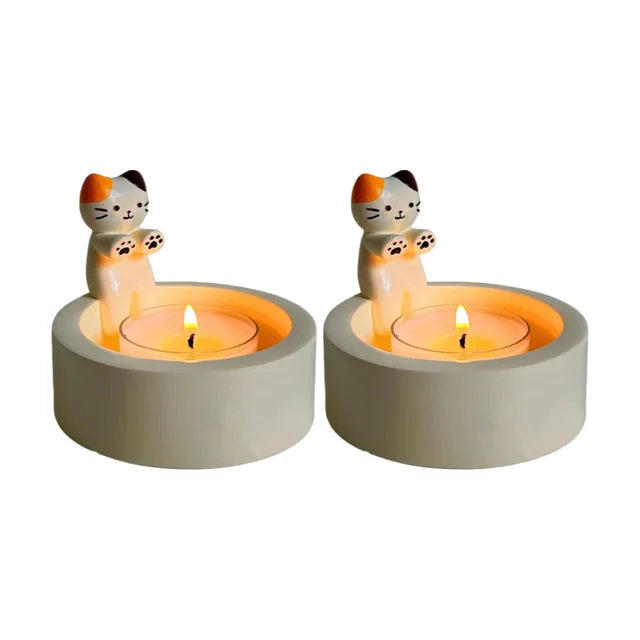 Kitten Candle Holder