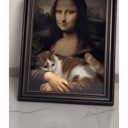 Mona Lisa Cat Bed
